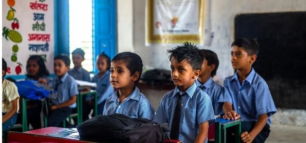 Children receiving education